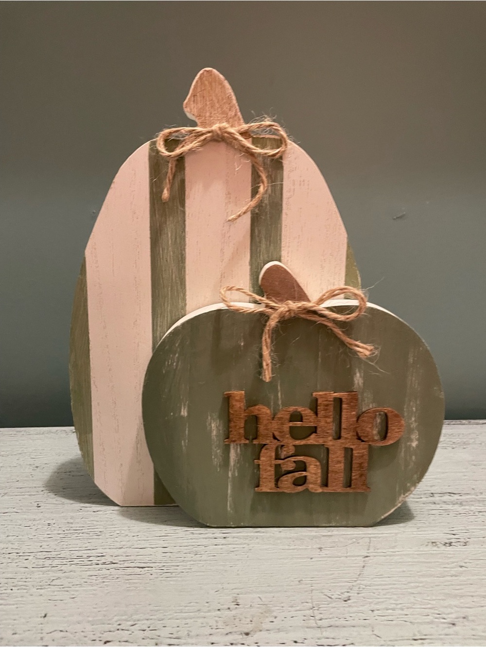 Artisan made Pumpkin decor